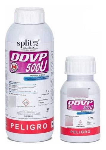 Insecticida Ddvp 500u 240ml Tridente Polillas Cucarachas