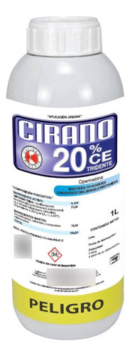 Insecticida Tridente Cirano 20 Líquido 1l Cucaracha Chinche