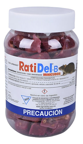 Delta Ratidel-b 250g Cebo Veneno Mata Plagas Ratas Raton
