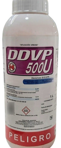 Insecticida Para Cucarachas Alacranes Ddvp 500 U Tridente 1l