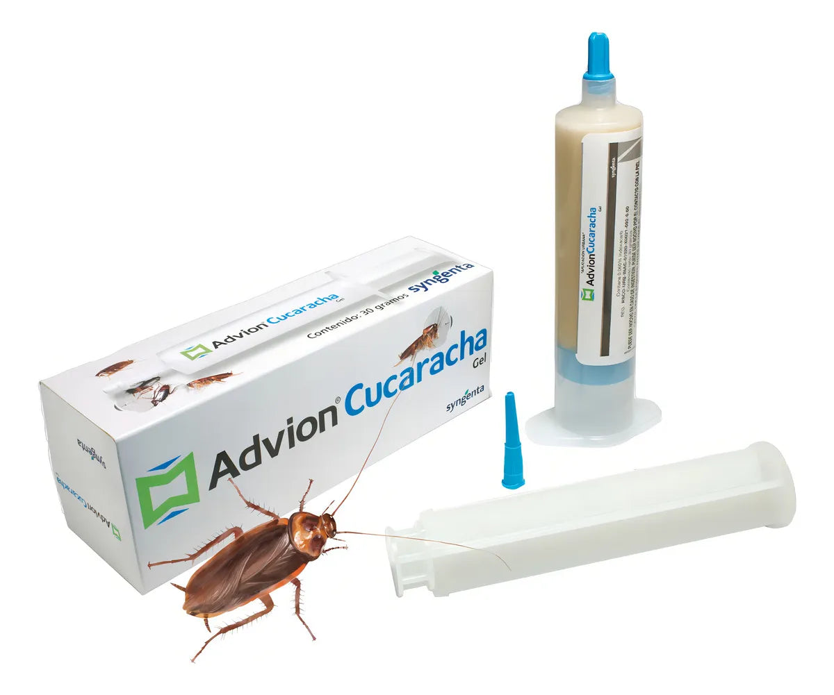 3pzas Veneno Mata Cucaracha Advion Jeringa Insecticida en Gel 30gr