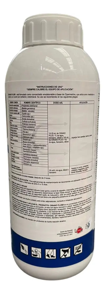 Cirano Plus 1 Lt Insecticida Cipermetrina + Bp