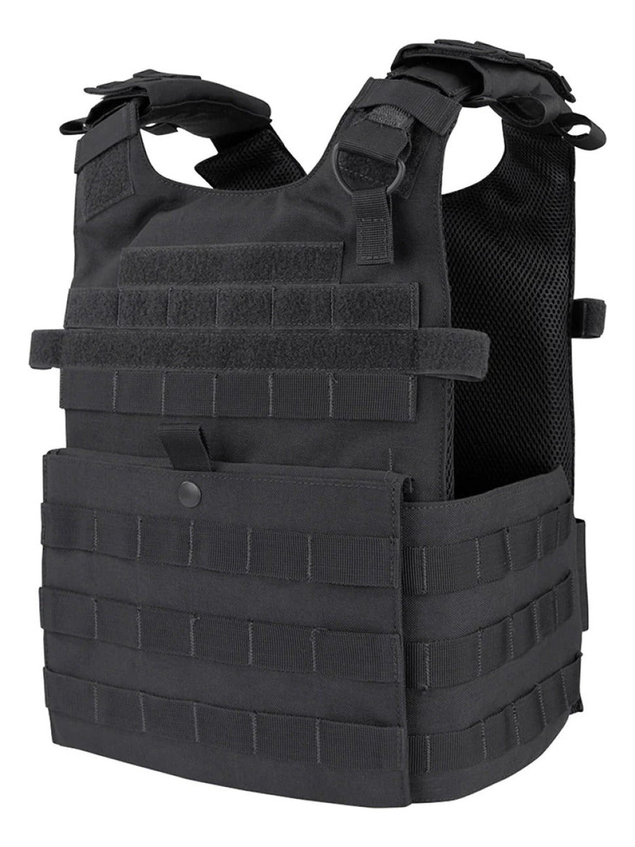 Chaleco Gunner Condor Porta Placas Outdoor Negro Original