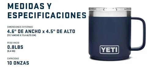 Taza térmica Yeti Rambler Stackable Mug color seafoam 295mL