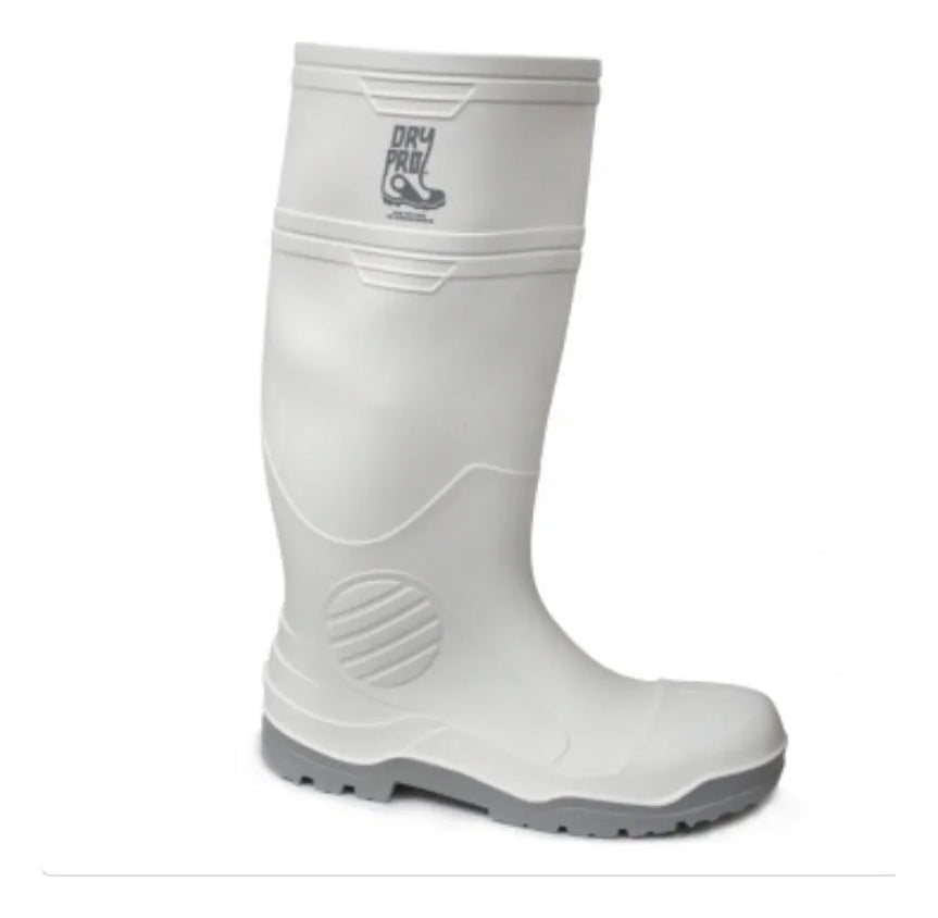 Botas Sanitarias Hule Drypro Blanca Trabajo Carnicero