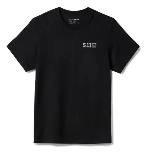 Playera 5.11 Calacuerno Negra Manga Corta Original Casual