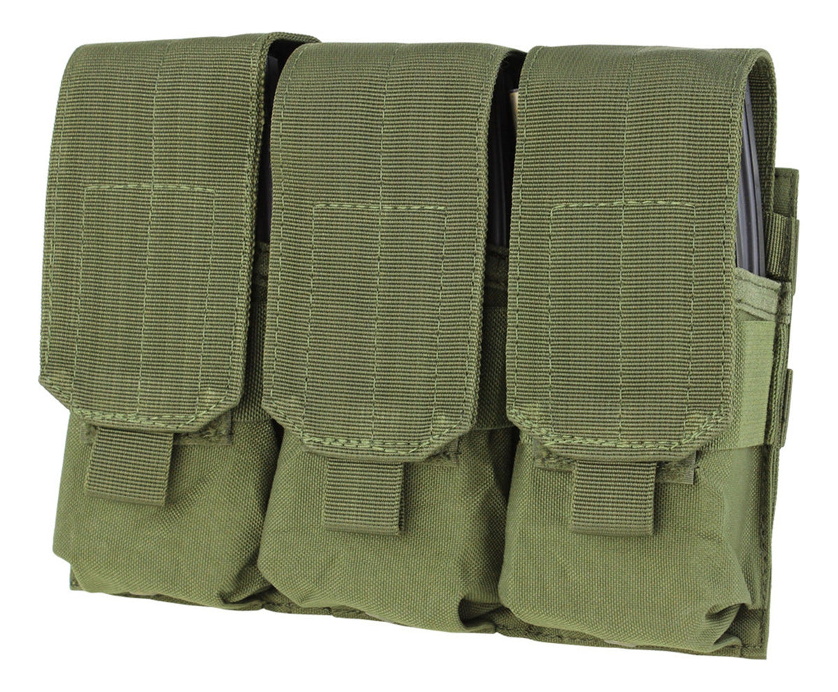 Porta Cargador Triple M4 AR Molle Verde Olivo Ma58 Condor