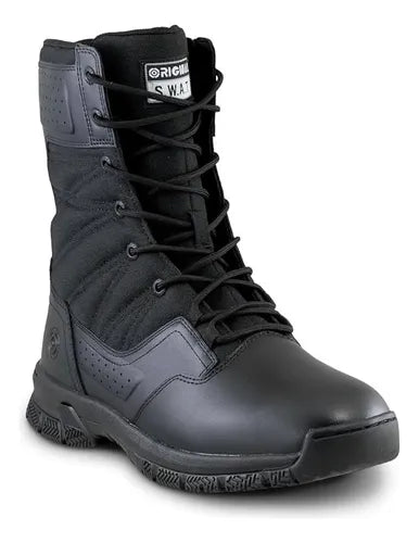 Original Swat Bota Táctica Protec 8 Cierre Lateral Piel