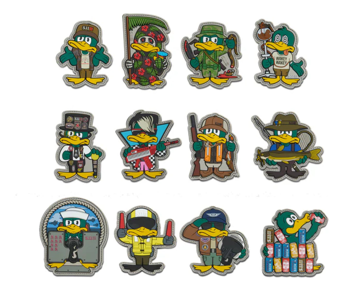 Pack Parches 5.11 Zero Ducks Given Blind Airsoft Paintball
