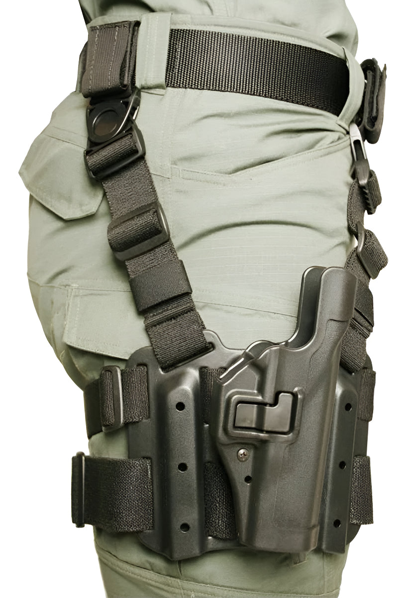 Piernera Blackhawk Derecha Serpa Nivel 2 Glock 17 Tactica