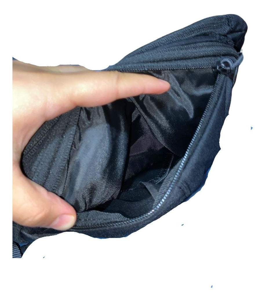 Cangurera Porta Pistola Covrt Pouch Negra Marca 5.11 Color Negro Diseño De La Tela Lisa