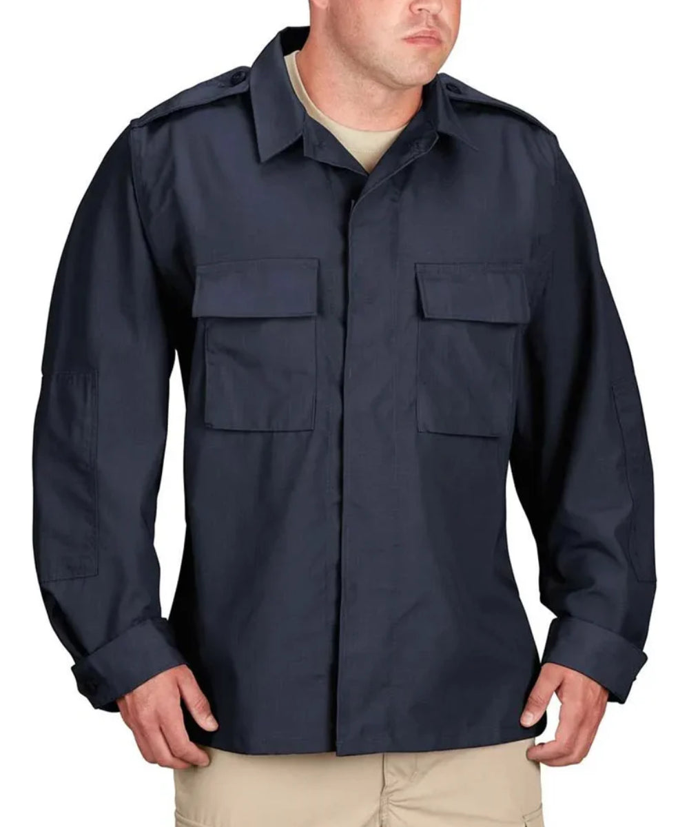 Camisa Ripstop Marino Claro Táctica Resistente Pza. Unica