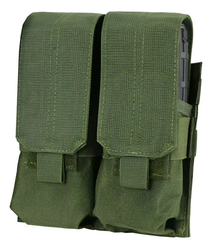 Porta Cargador Ma4 Cuádruple Marca Condor Para M4 Y M16 Color Negro