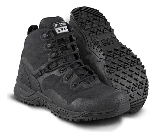 Botas Tácticas Original Swat Alpha Fury 6 Tallas Únicas