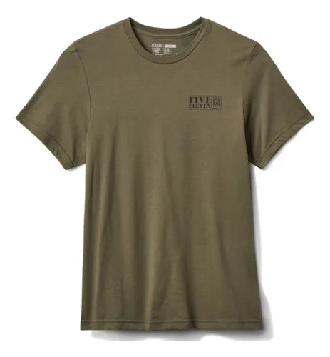 Playera 5.11 Pbg Crest Manga Corta Casual Estilo Original