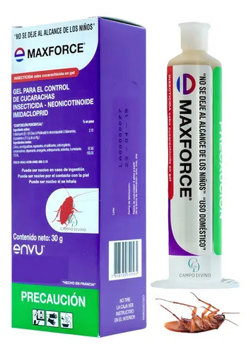 Maxforce Bayer 30gr Veneno Cucarachas Chica Y Gde 3 Pzas