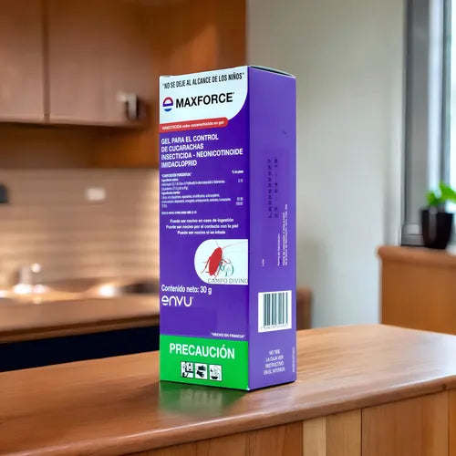 Maxforce Bayer 30gr Veneno Cucarachas Chica Y Gde 3 Pzas