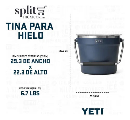 Tina Para Hielo Yeti Rambler Fiestas Camping Montaña
