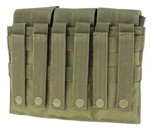 Porta Cargador Triple M4 Molle Negro Ma58 Condor
