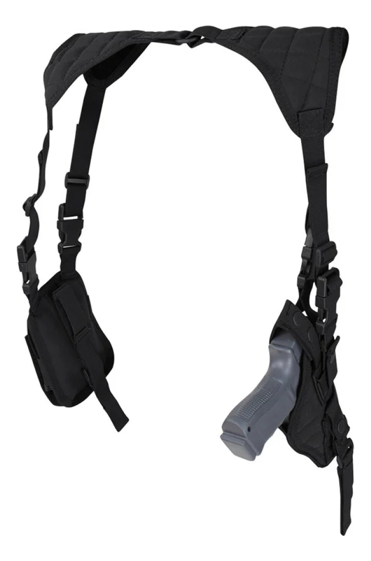 Vertical Shoulder Holster Black Condor Adjustable Straps