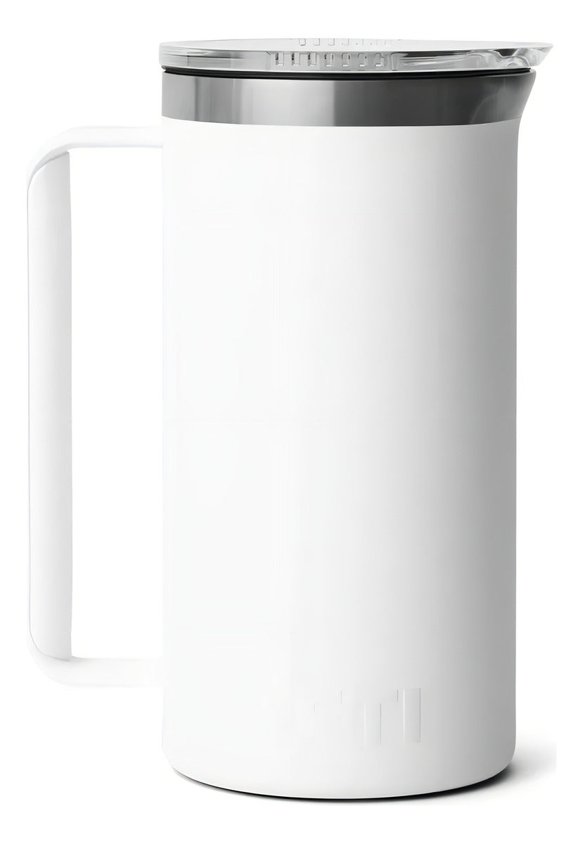 Jarra Yeti Rambler 64oz Bebidas Frias Calientes Fiestas Color Blanco