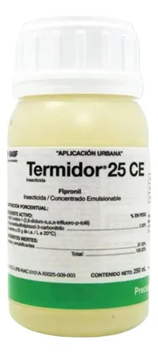 Termidor 25 Ce 250 Ml Insecticida Fipronil Termitas Moscas