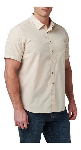 Camisa Wyatt M/c Gris Claro 5.11 Tactical Original Casual