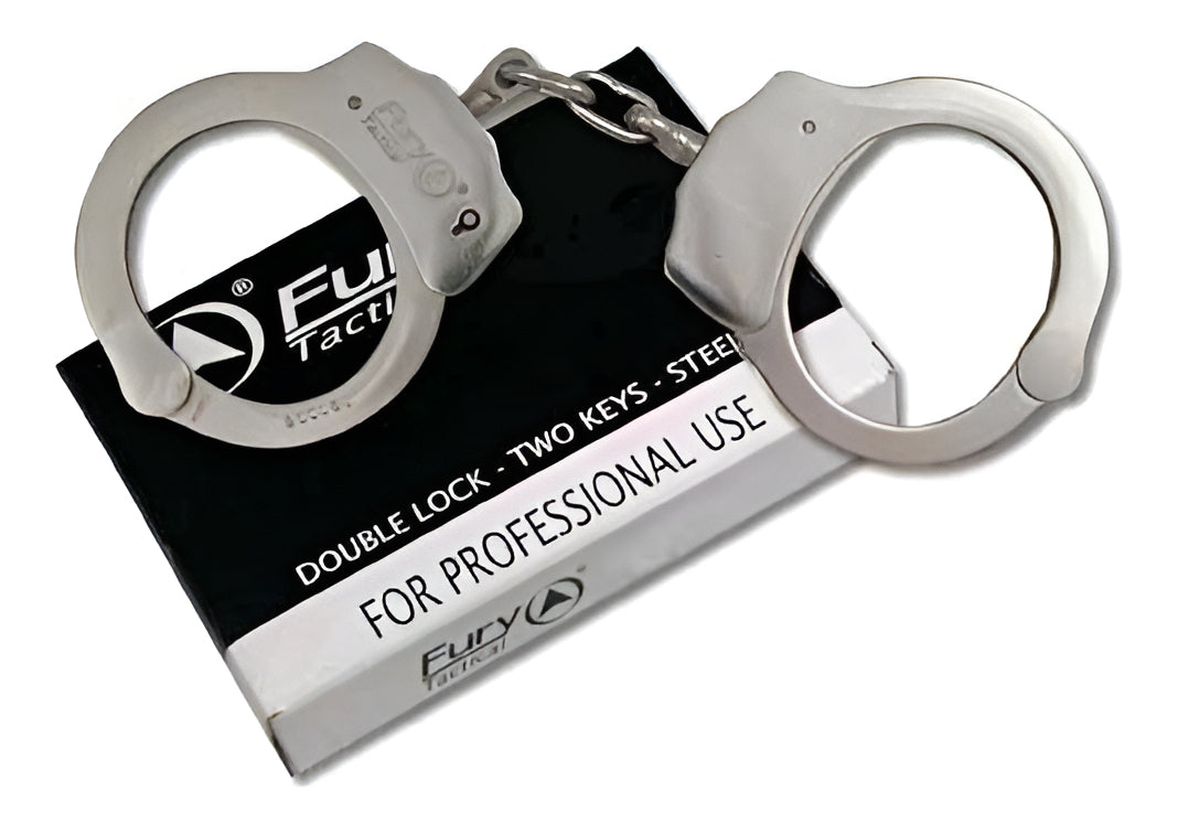 Esposas Policiales Fury Tactical Niqueladas Originales Nueva