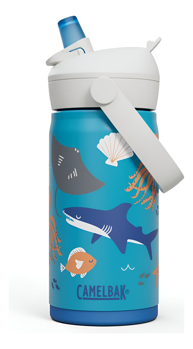 Botella Camelbak Niños Flip Straw 350 Ml Hidratacion Niñas