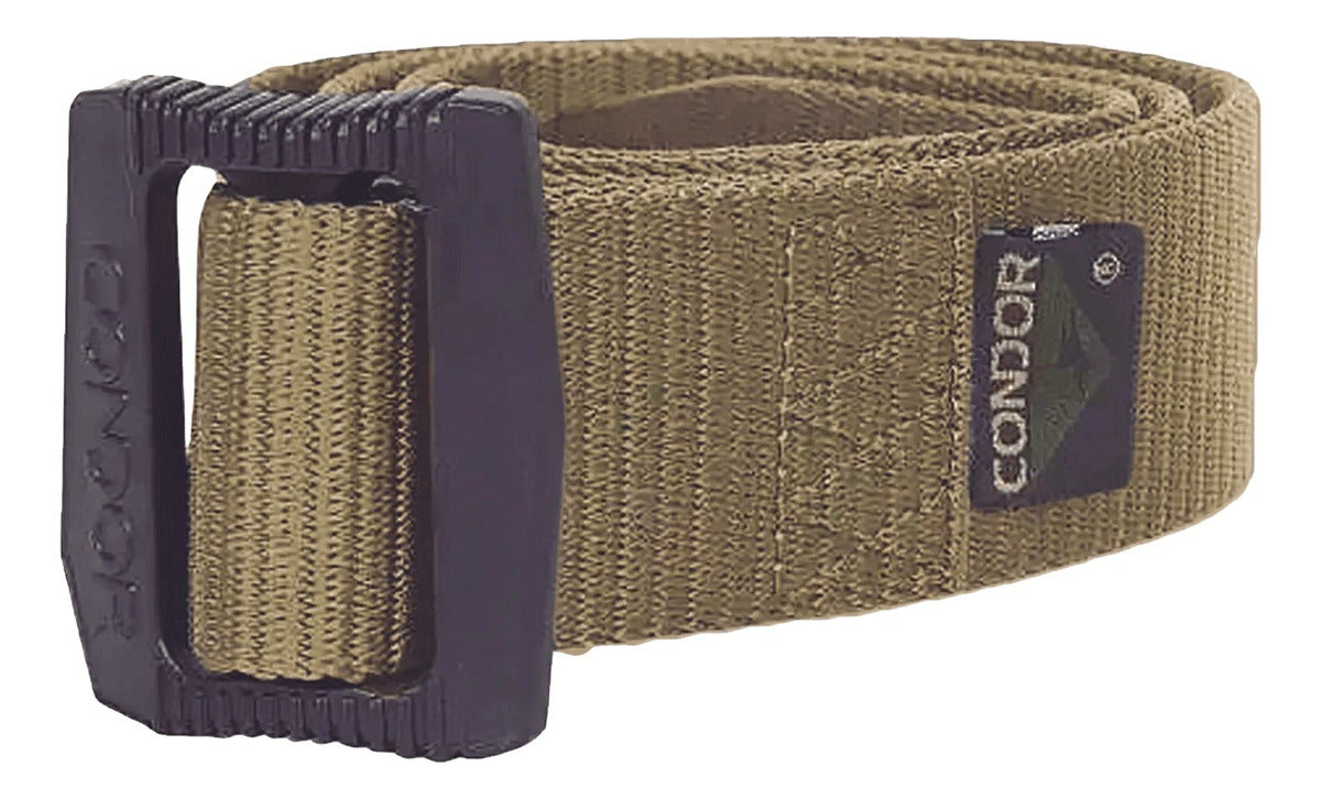 Cinturon Tactico Bdu Condor Liberacion Rapida Soporte Equipo Color Tan Talla S 30-34