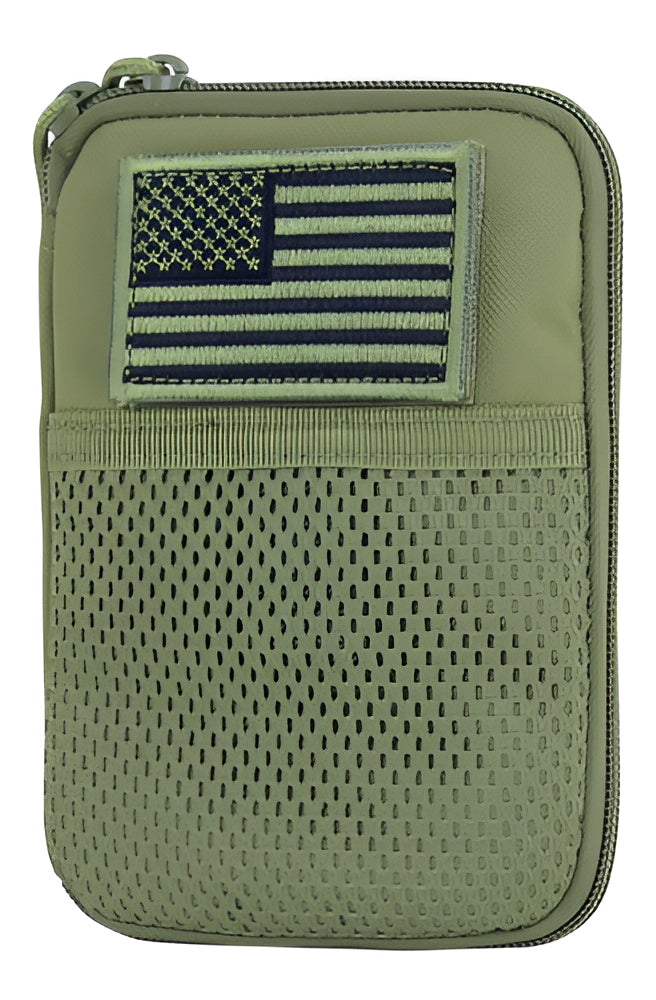 Pocket Pouch With Condor Brand Flag Green Color