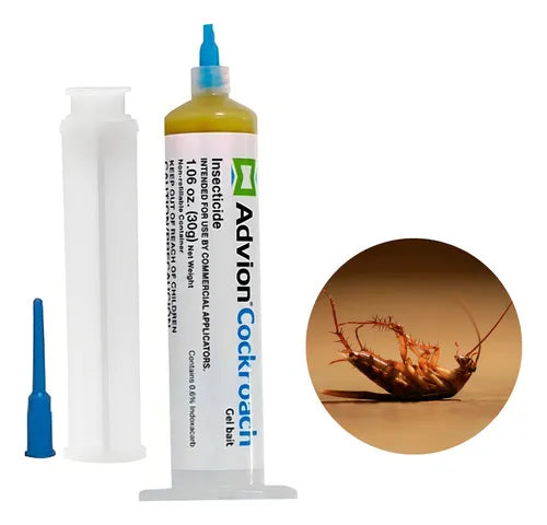 3pzas Veneno Mata Cucaracha Advion Jeringa Insecticida en Gel 30gr