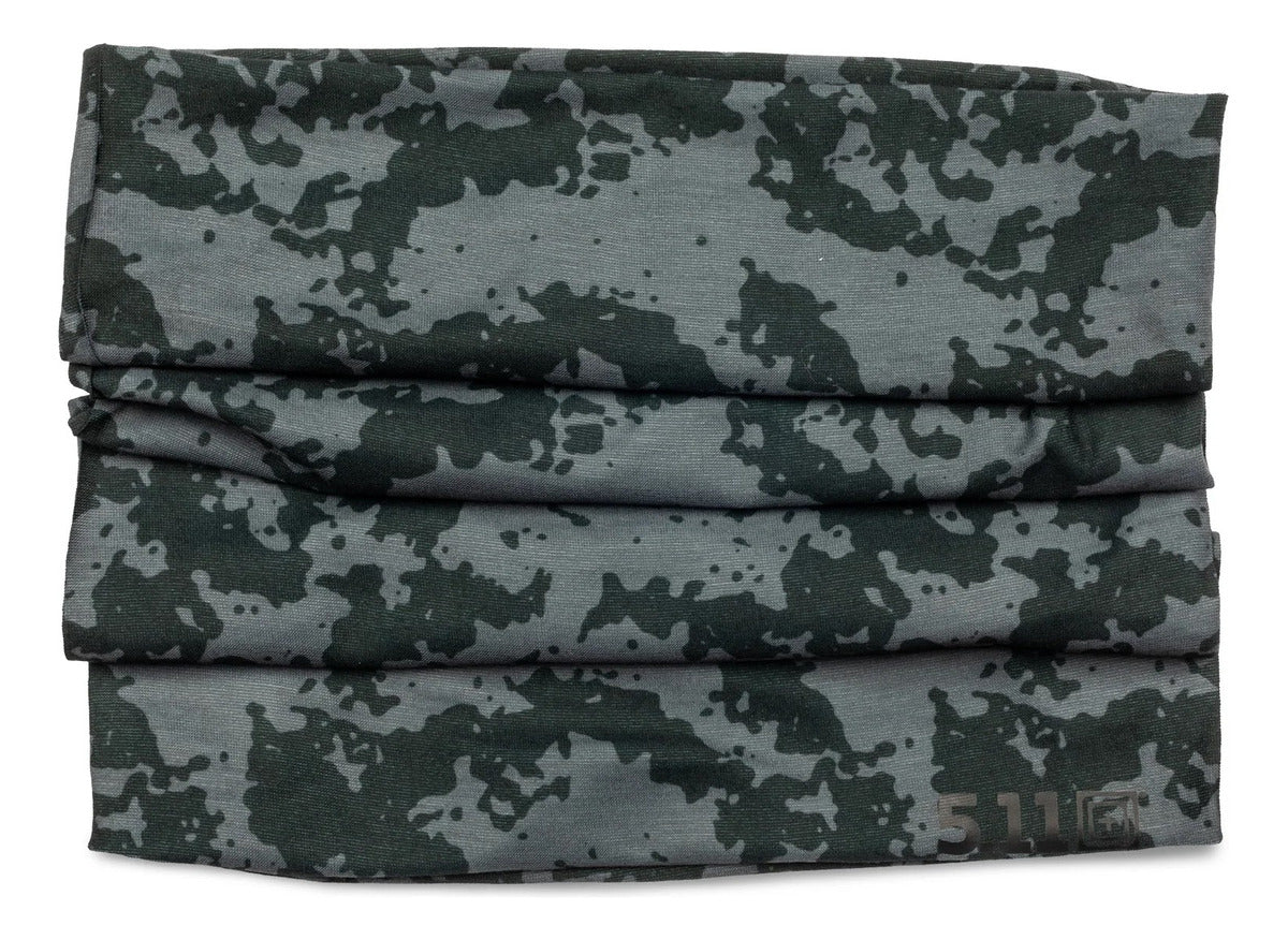 Coipa Tactica Halo 5.11 Bufanda Pasamontaña Balaclava Frio Color Verde Oscuro Diseño De La Tela Stealth Black Talla Unitalla