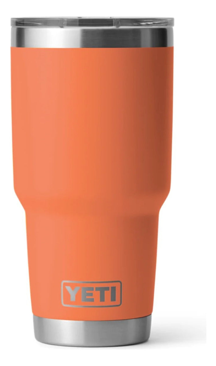 Vaso Térmico Yeti Rambler Tumbler 30oz Color Naranja 887ml