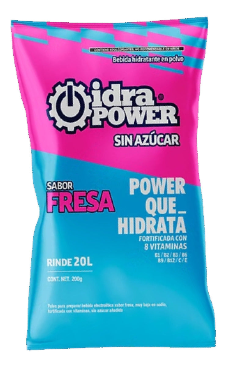 Idrapower Sin Azucar Sobre Para 20 Litros Vitaminado Sabores