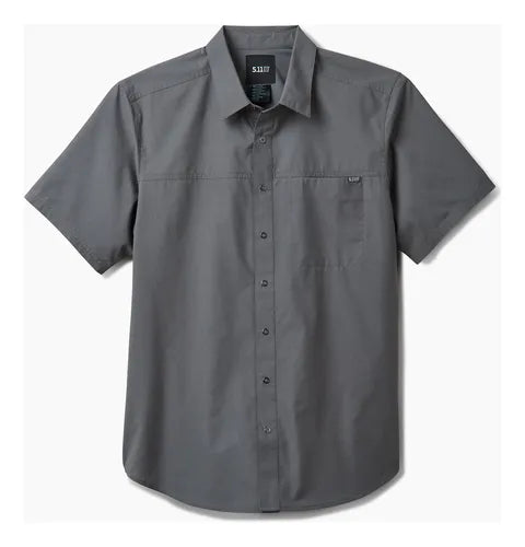 Camisa Wyatt M/c Gris Oscuro 5.11 Tactical Original Casual
