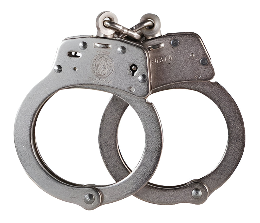 Smith & Wesson Mod. 100 Police Handcuffs, Silver Key Pair