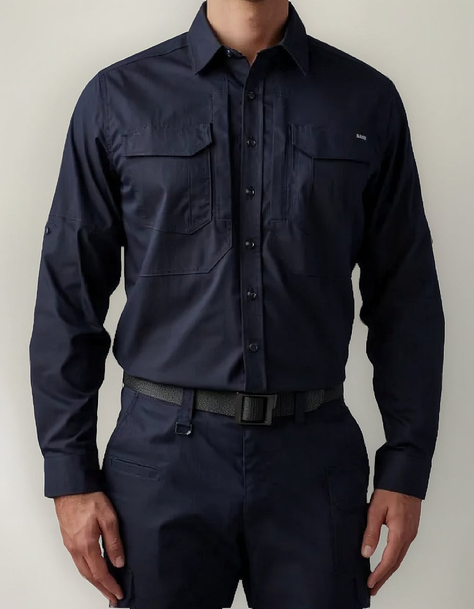 Camisa Abr Pro Manga Larga Azul Marino Marca 5.11 Tactical