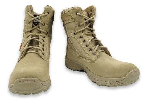 Bota Tactica Elite 8 Duty Gear Policial Tan Senderismo
