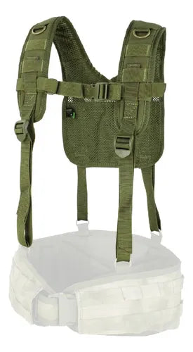 Tirantes Tacticos H-harness Condor Arnes Ajustable Verde