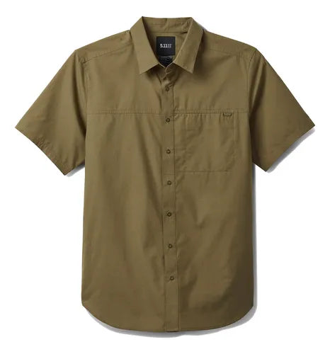 Camisa Wyatt M/c Gris Claro 5.11 Tactical Original Casual