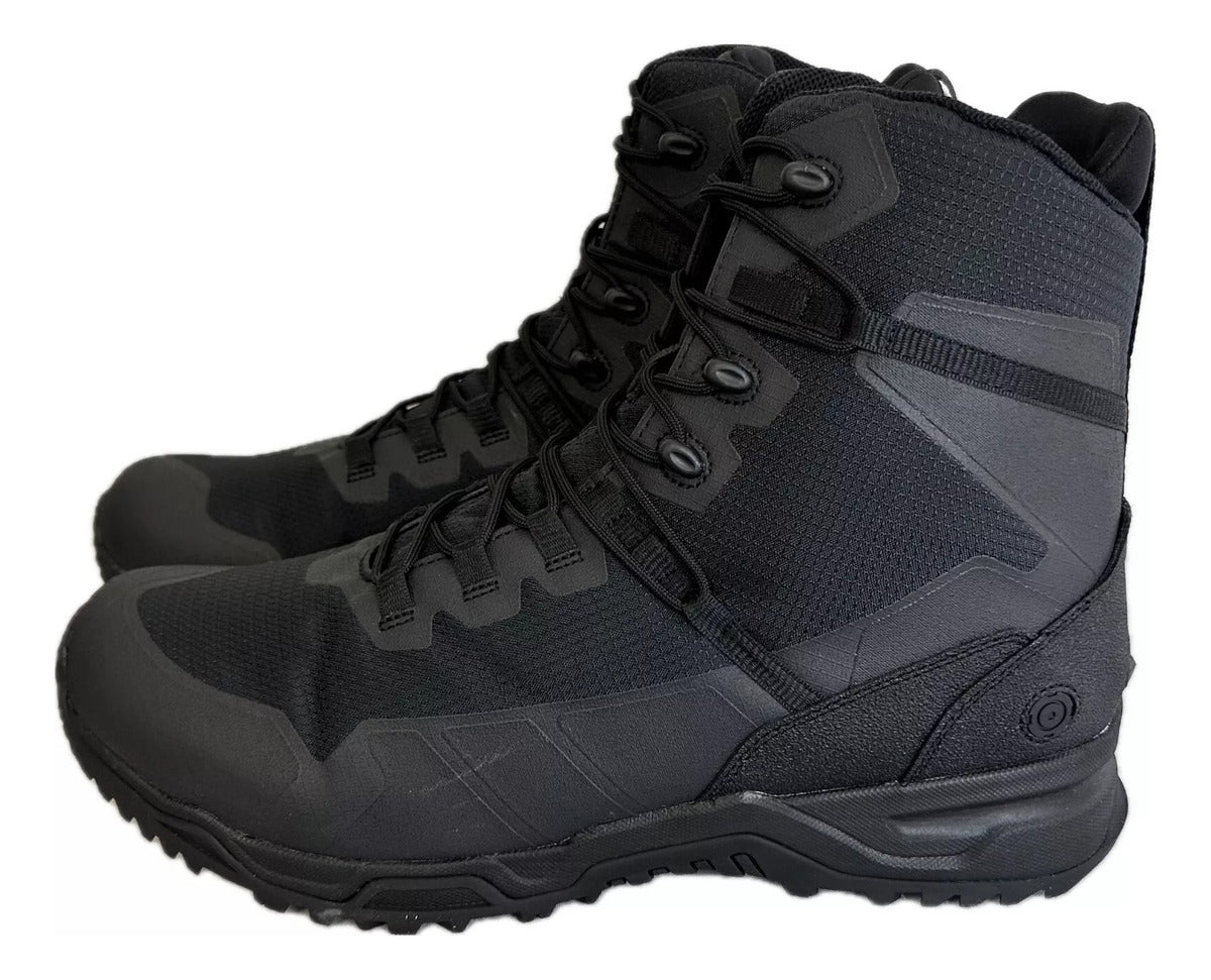 Botas Tácticas Original Swat Alpha Fury 8 Con Cierre Negra