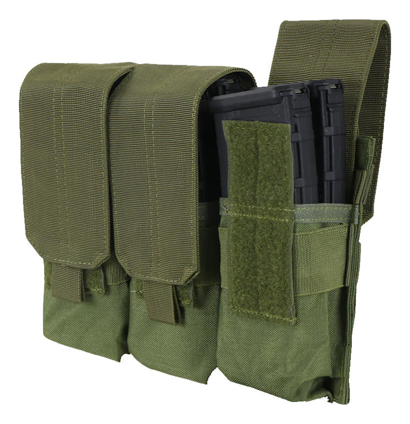 Porta Cargador Triple M4 AR Molle Verde Olivo Ma58 Condor