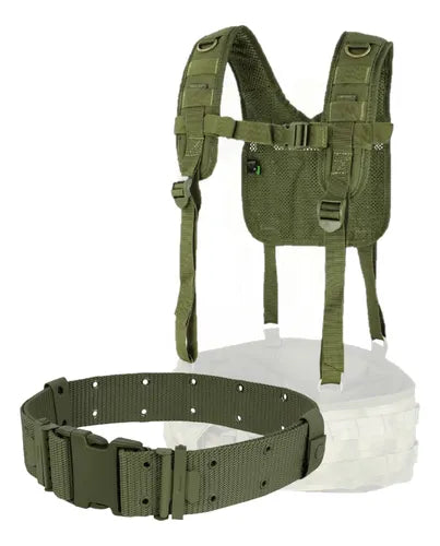 Pack H-harness + Cinturón Fajilla Táctico Condor