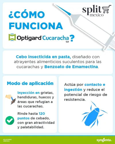 Optigard Cockroach Killing Gel Syngenta Odorless 30gr
