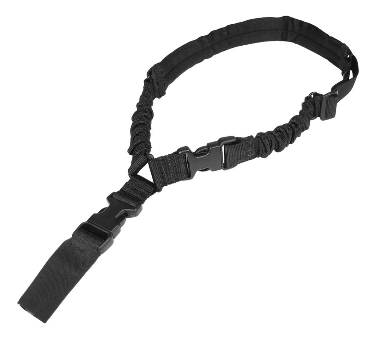 Portafusil Correa Acolchada Matrix Condor Negro Militar Poli