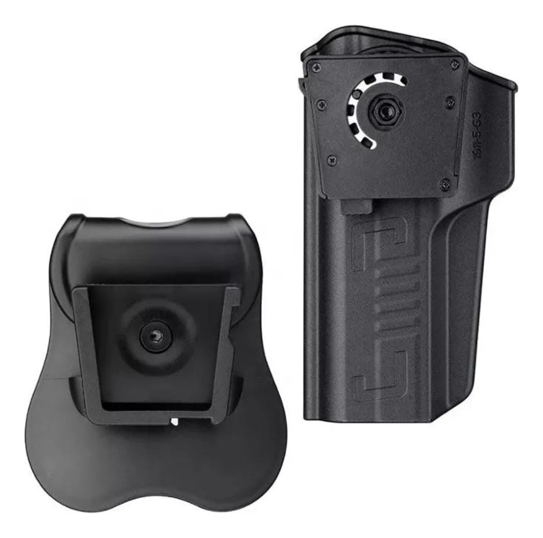 Adaptador Quick Rotacion Para Fundas Cytac Color Negro Orientación De La Mano Zurdo/diestro