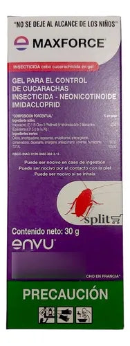 Caja 24pzas Maxforce Gel Envu 30gr Veneno mata Cucarachas