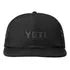 Gorra Flat Brim Mesh Negra Yeti Original Nueva Visera Plana