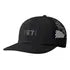 Gorra Flat Brim Mesh Negra Yeti Original Nueva Visera Plana